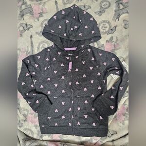 Disney Charcoal and Light Pink Hoodie